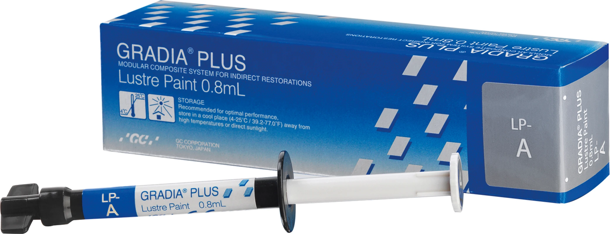 GC GRADIA™ PLUS Spritze 0,8 ml Paste Lustre Paint LP-A
