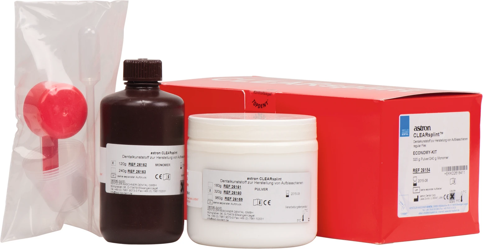 astron® CLEARSPLINT® Packung 320 g Pulver, 240 ml Flüssigkeit