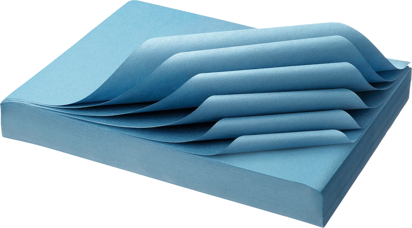Dental Tray-Einlagen Karton 5 x 250 Stück 28 x 36 cm, blau