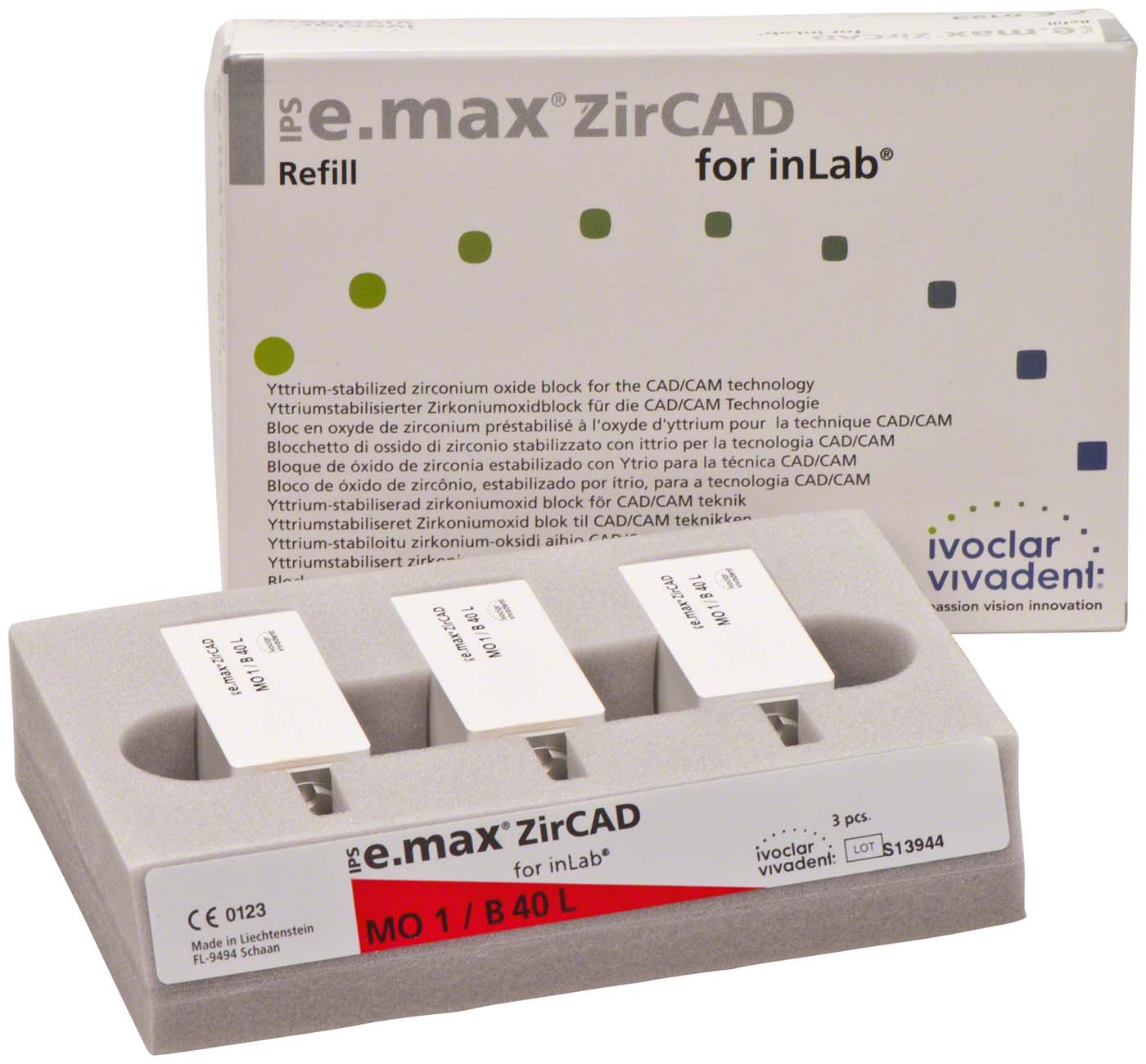 IPS e.max ZirCAD for inLab Ivoclar Vivadent