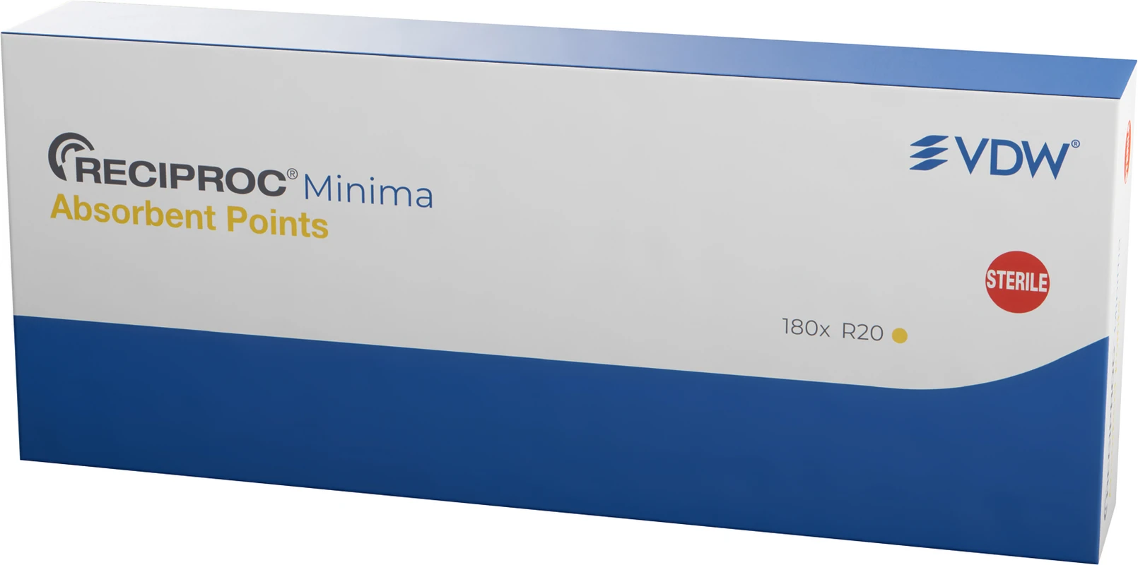 Reciproc® Minima Papierspitzen Packung 180 Stück Größe R20