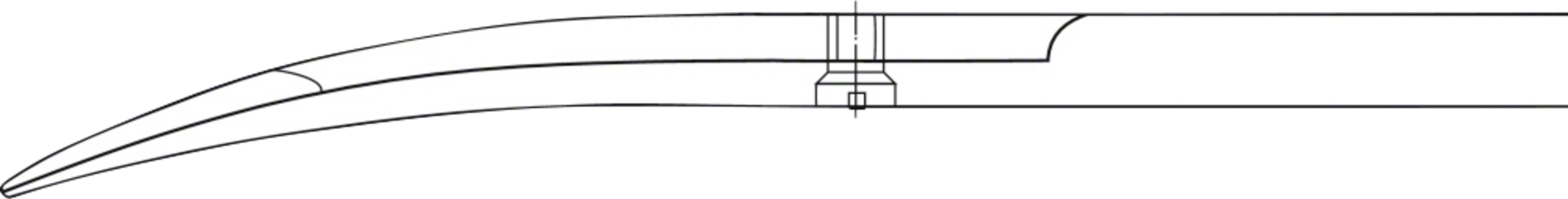 Präparierschere nach Jameson Stück BC177R, 150 mm, gebogen