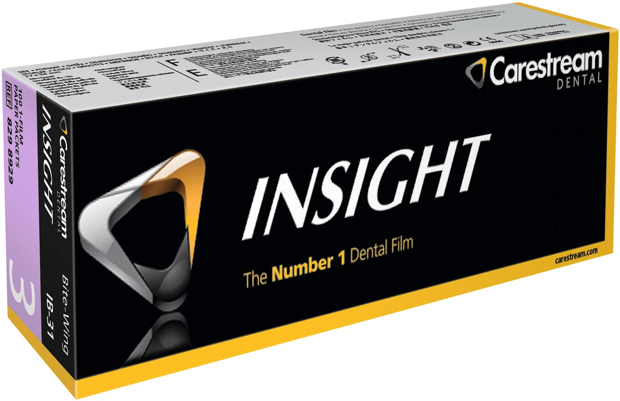 INSIGHT Bite Wing Film Packung 100 Stück 2,7 x 5,4 cm, IB-31