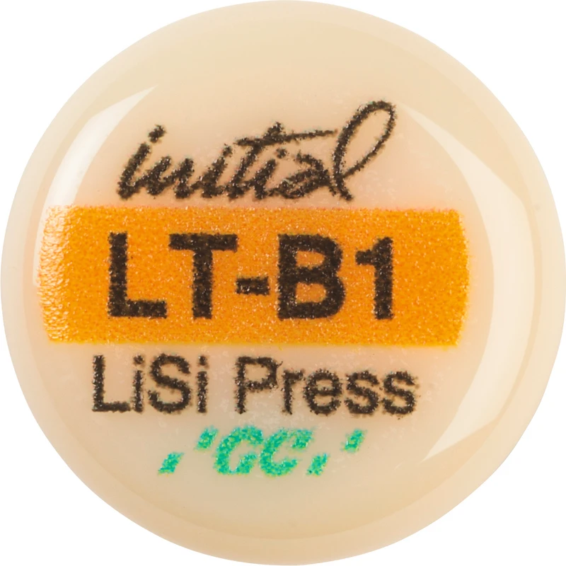 GC Initial™ LiSi Press Packung 5 x 3 g Rohling B1 LT