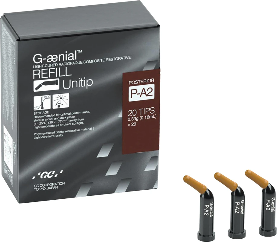 GC G-ænial® Packung 20 x 0,33 g Unitip Posterior P-A3,5 GC G-ænial® GC