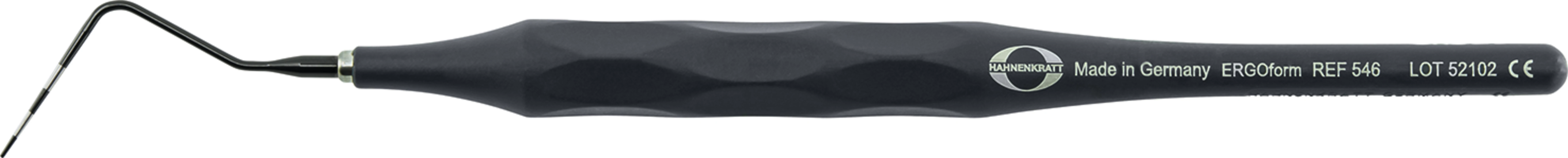 BLACK PSI-Parodontometer Stück mit Skalierung 3-6-9-12 mm, ERGOform 134&deg; Griff, anthrazit