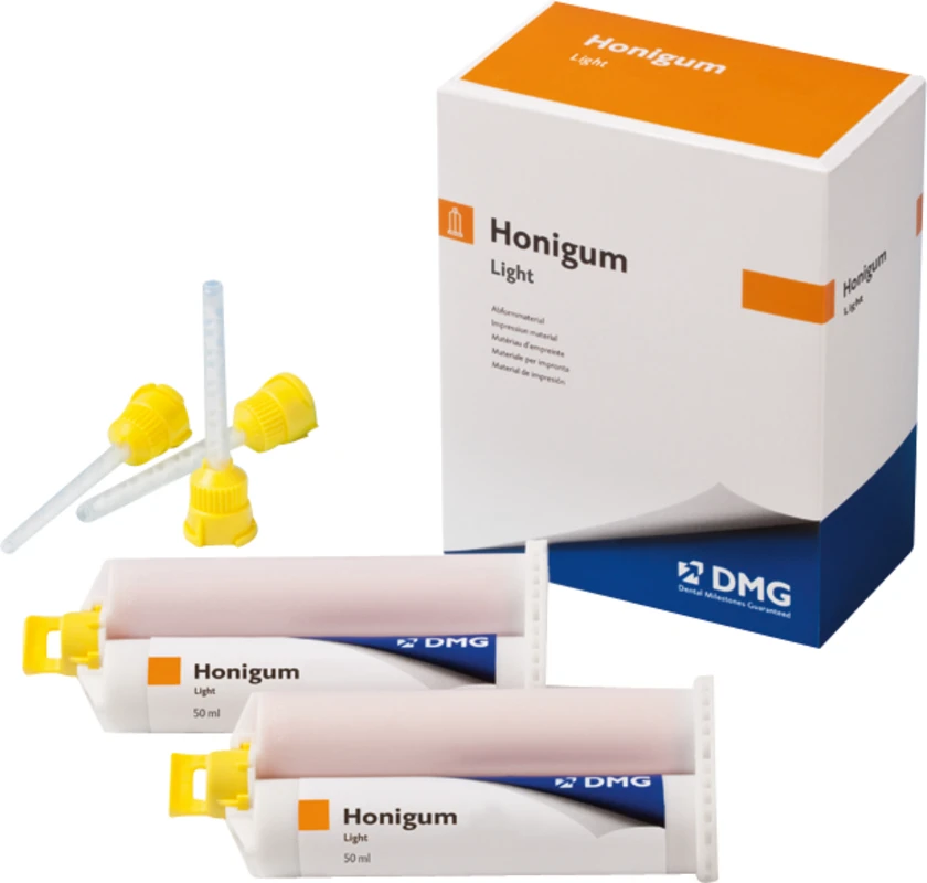 Honigum Light Vorteilspackung 8 x 50 ml Doppelkartusche Fast, Zubehör