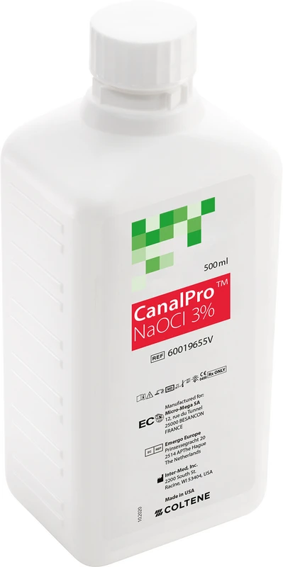 CanalPro™ NaOCI Flasche 500 ml 3%