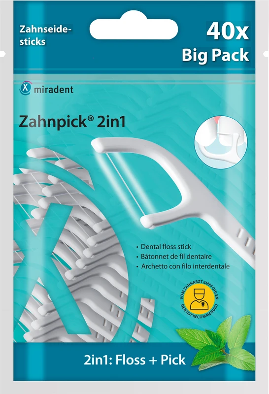 Zahnpick Packung 40 Stück