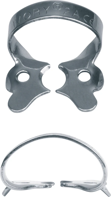 Ivory® Rubber Dam Clamps Stück Form 2A, breite Backen