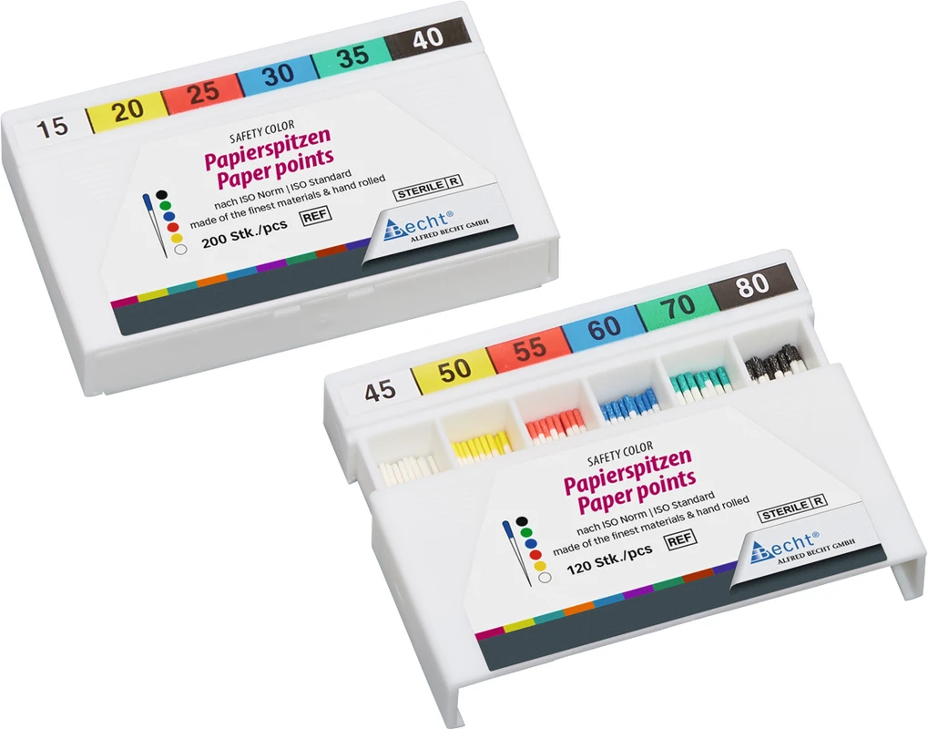 Papierspitzen Safety Color Packung 120 Stück ISO 045