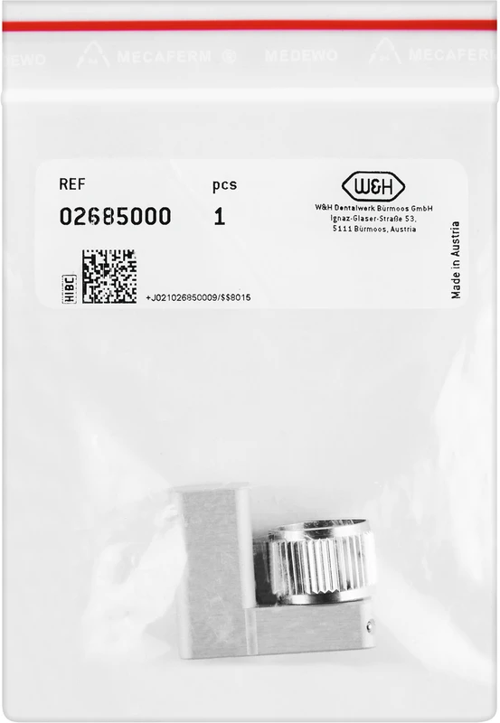 assistina 301 plus Basis Adapter Stück mit Standard 4-Loch Anschluss