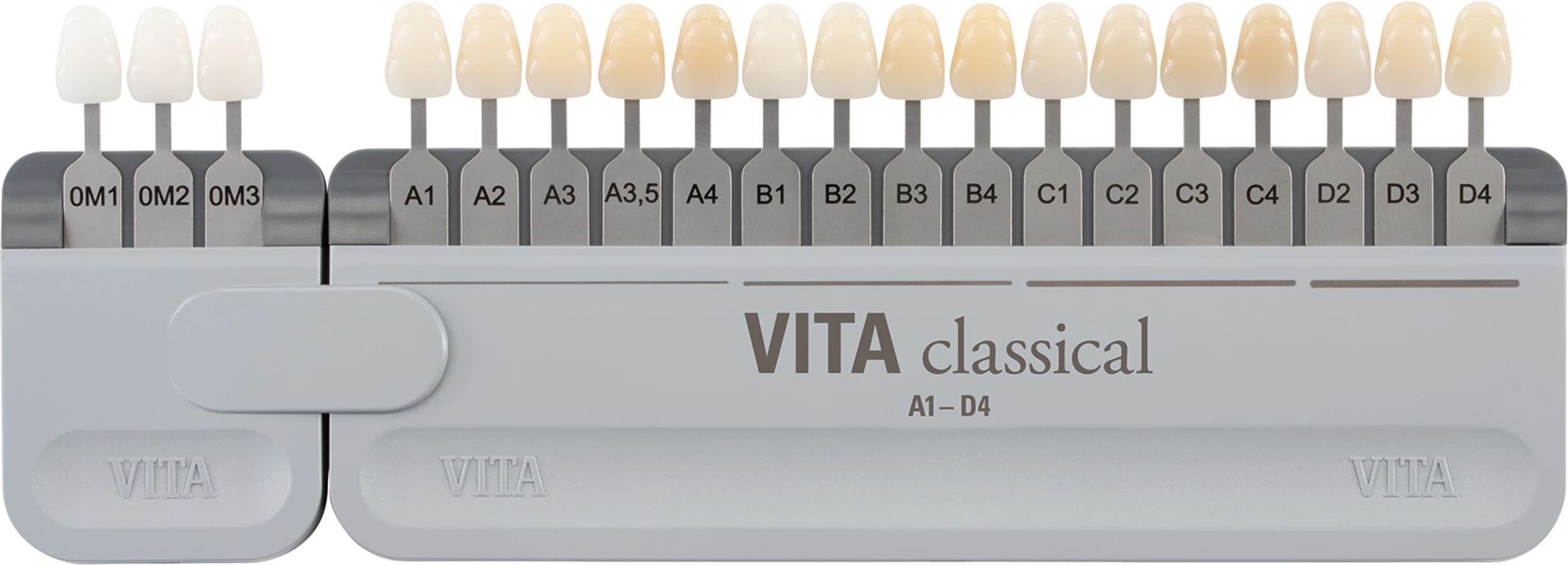 VITA classical A1-D4® Farbskala mit VITA Bleached Shades VITA