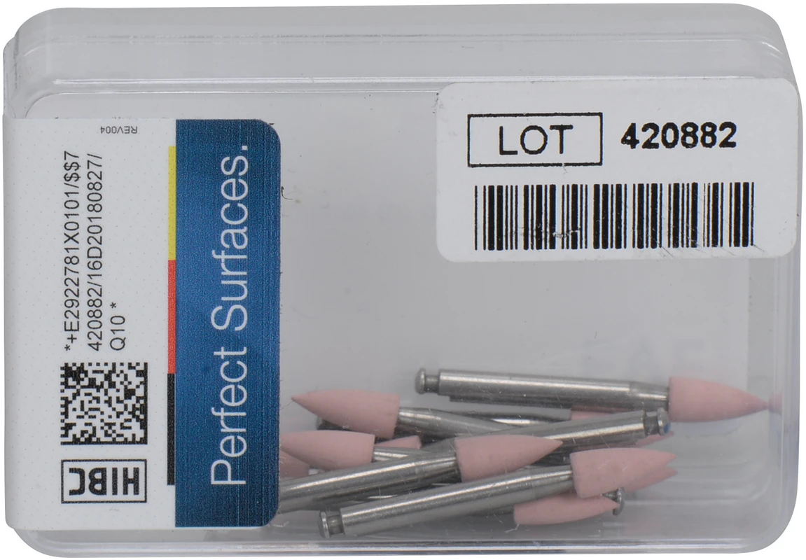 EVE COMPOSOFT Packung 10 Stück rosa fein, RA, Figur kleine Spitze, 3 x 7,5 mm