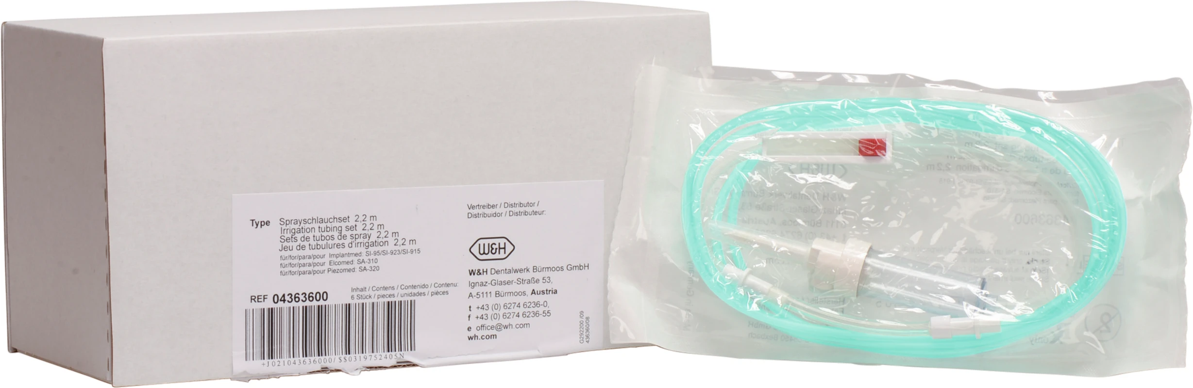 Einweg-Sprayschlauchset 2,2 m W&amp;H