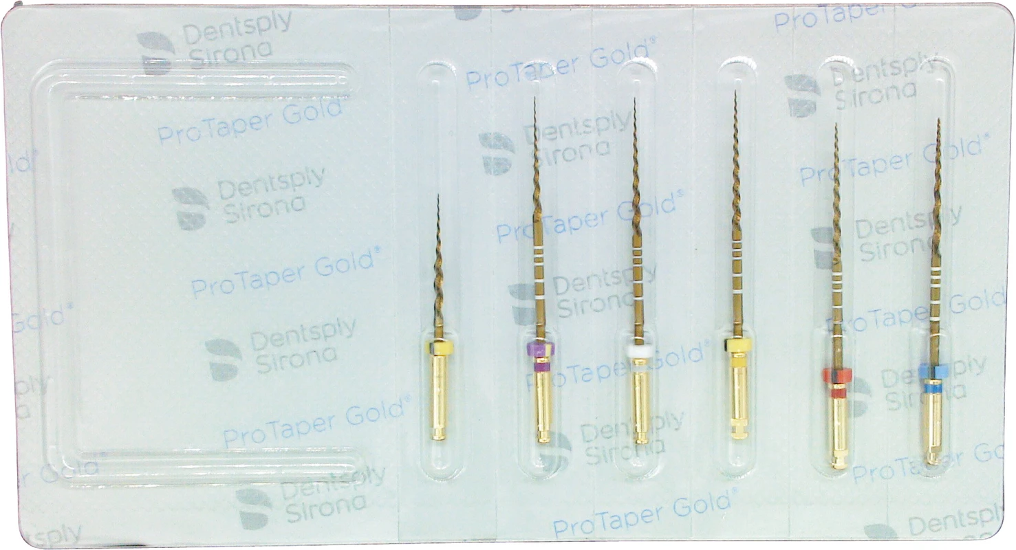 ProTaper Gold® Sortiment 6 Stück 31 mm, Gr. SX-F3