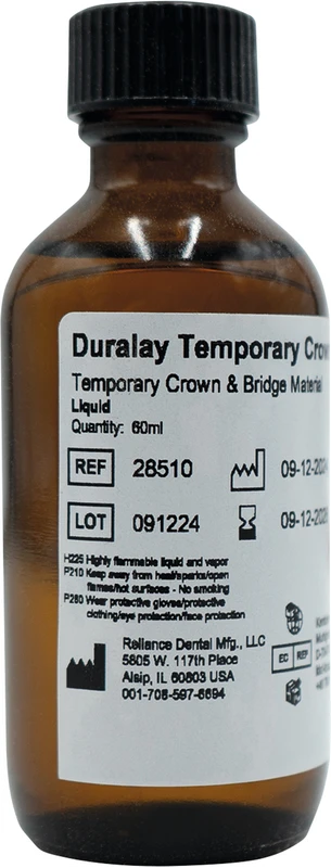 DuraLay Temporary Crown & Bridge Packung 60 ml Flüssigkeit