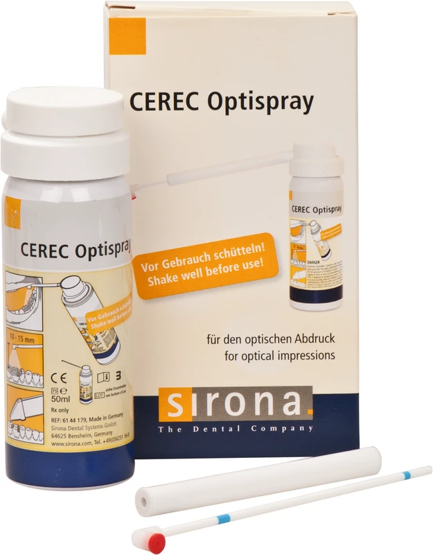 CEREC® Optispray Packung 50 ml Dose, 1 Spezialdüse, 1 Stabilisationsröhrchen