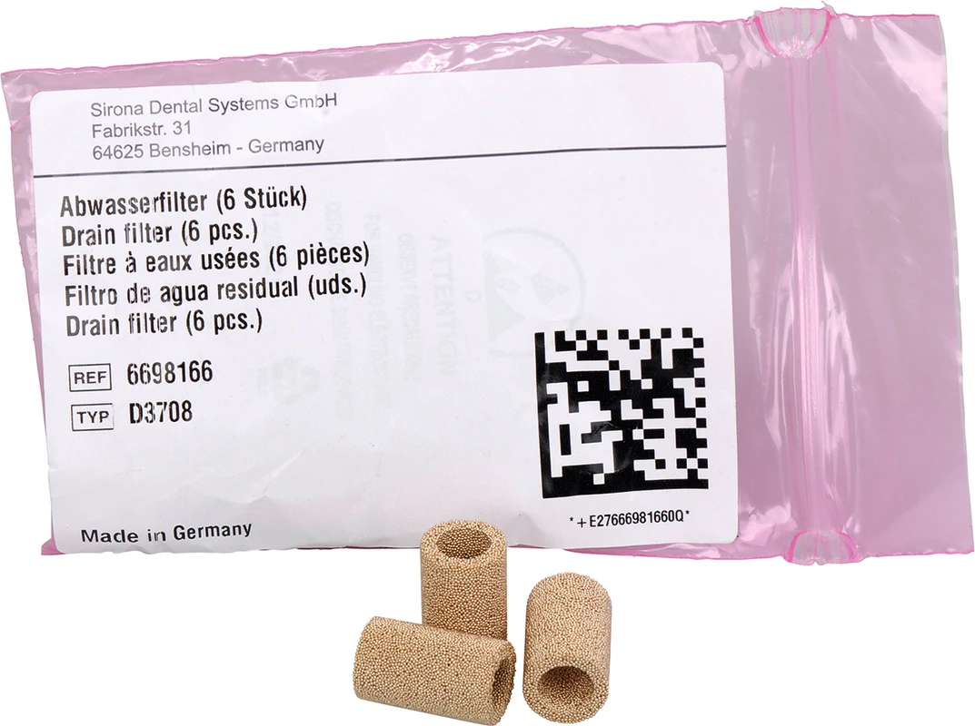 DAC Universal Filter Packung 6 Stück für weißes Gerät