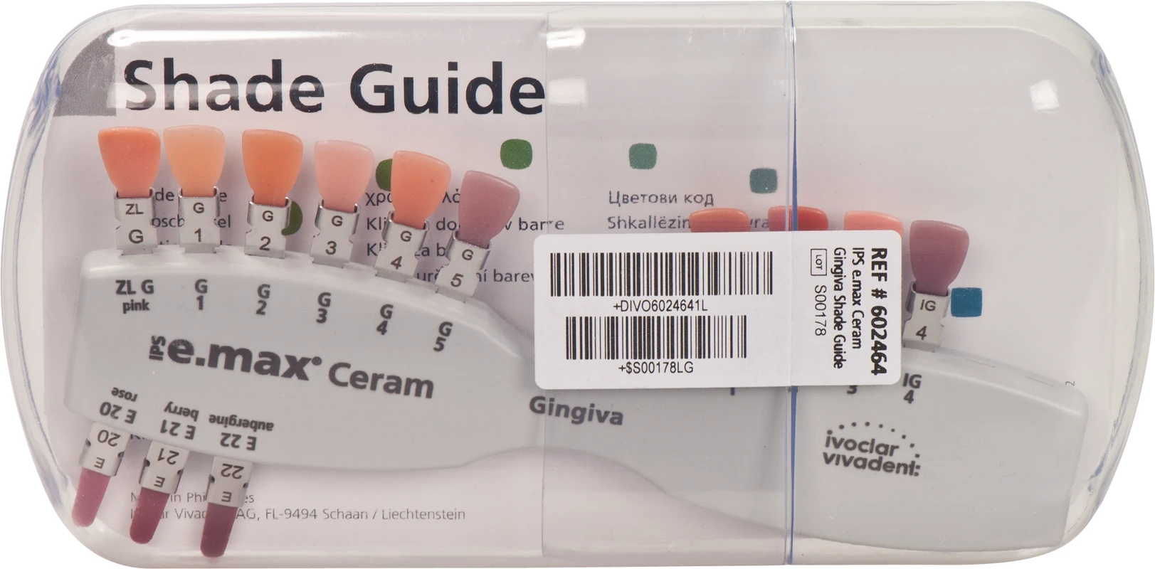 IPS e.max® Ceram Farbschlüssel Stück gingiva