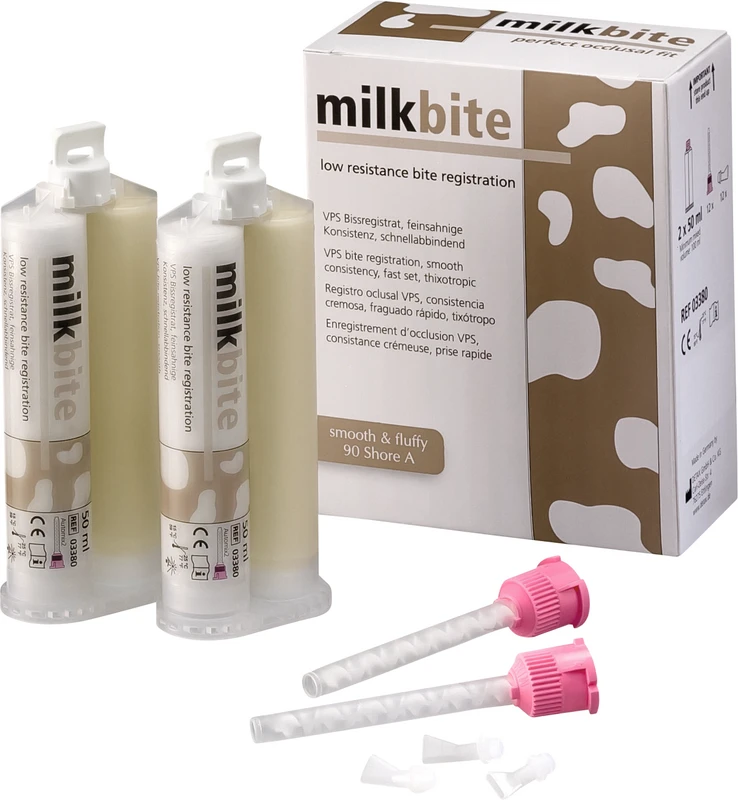milkbite Standardpackung 2 x 50 ml Doppelkartusche, Zubehör