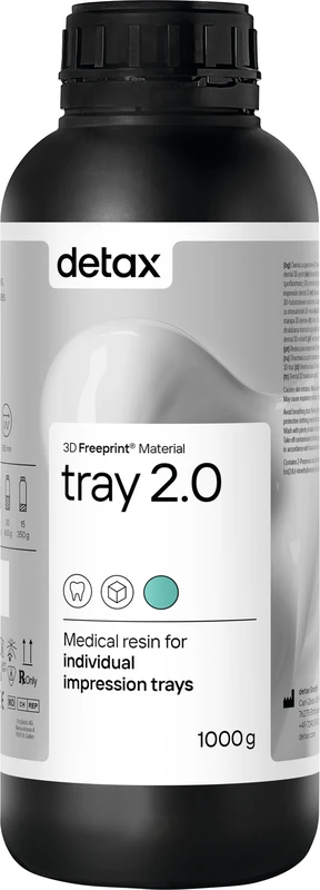 FREEPRINT® tray Flasche 1 kg Kunststoff 385 nm, 2.0