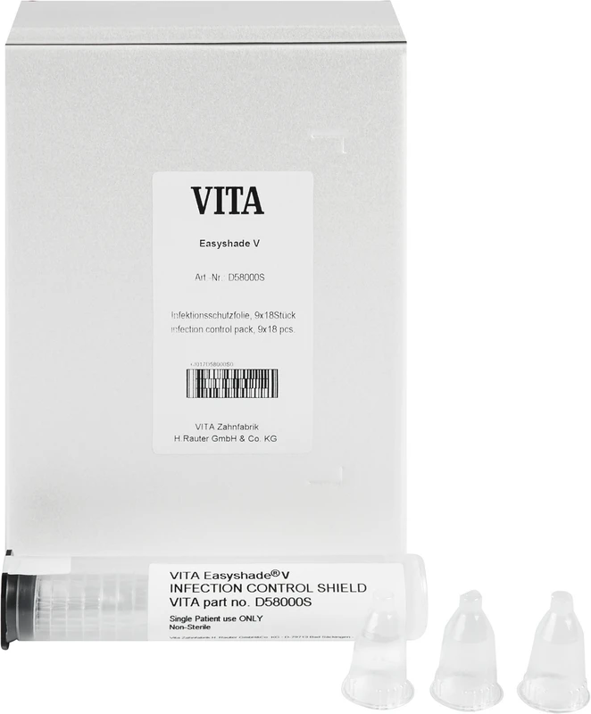 VITA Easyshade Infektionsschutzhüllenkappen Packung 9 x 18 Stück