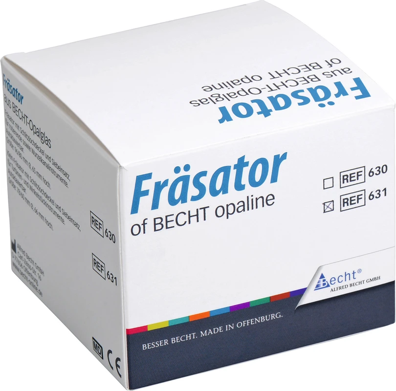Fräsator 631 Stück Fräsator aus Opalglas, autoklavierbar, inklusive Zubehör