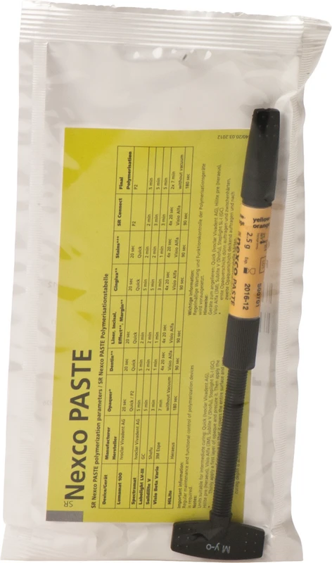 SR Nexco® Spritze 2,5 g Paste Effekt gelb-orange