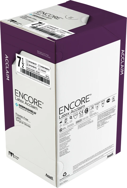 ENCORE® Latex Acclaim Packung 50 Paar puderfrei, natur, Größe 6,5
