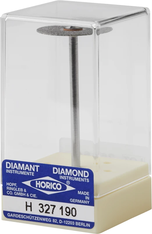 Diamantscheiben 327 Stück doppelseitig, starr, HP, Figur 327, 0,5 mm, ISO 190
