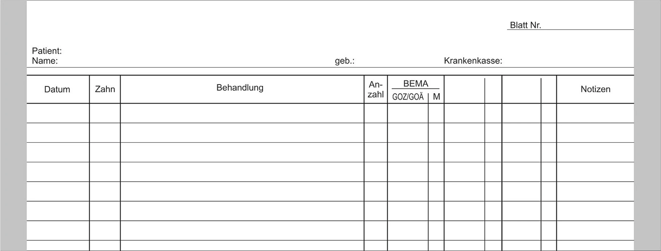 Einlegeblätter Packung 1.000 Stück A weiß, kopfgelocht
