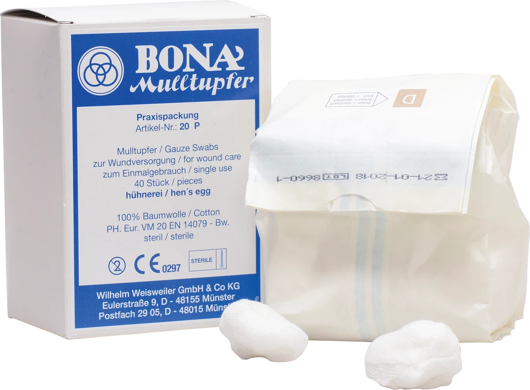 BONA Mulltupfer Praxispack 40 Stück Ei