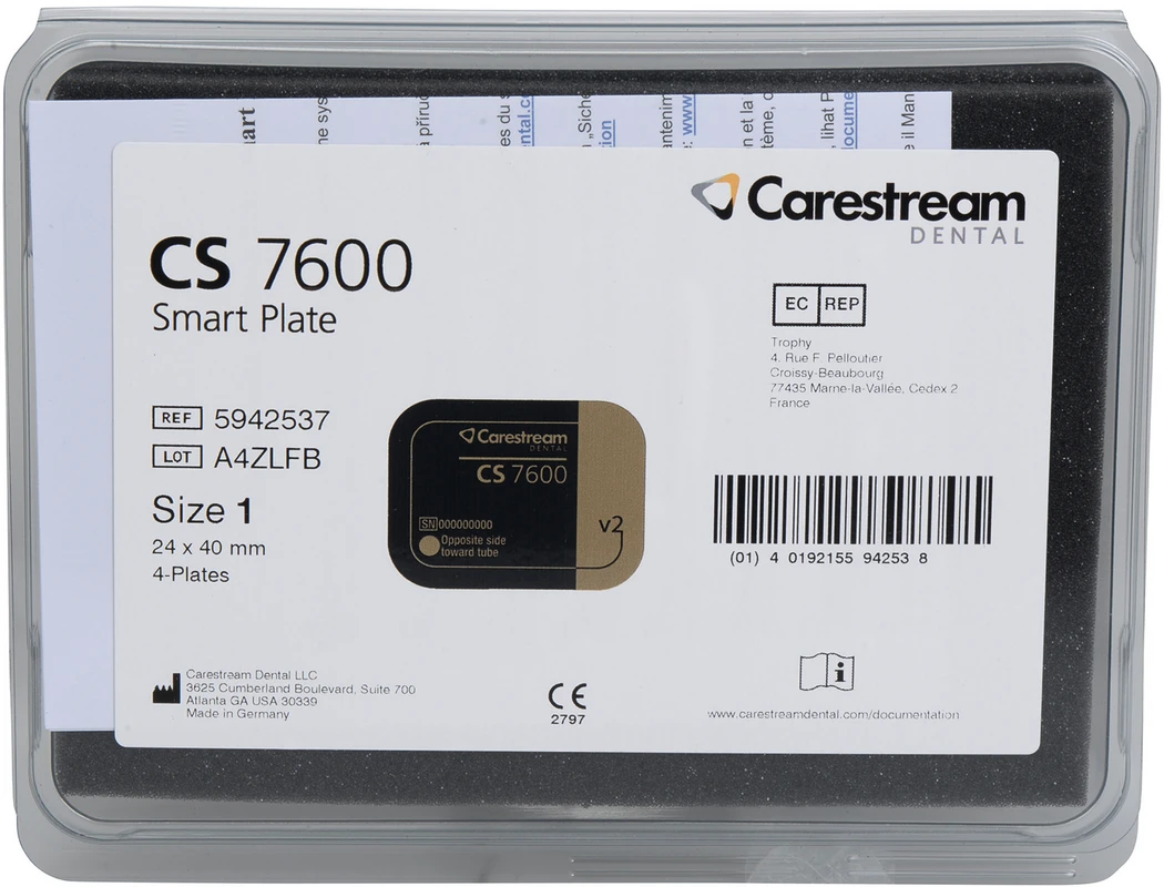 Speicherfolien für CS 7200 Neo/CS 7600 Packung 4 Stück Größe 1 für CS 7200 Neo und CS 7600