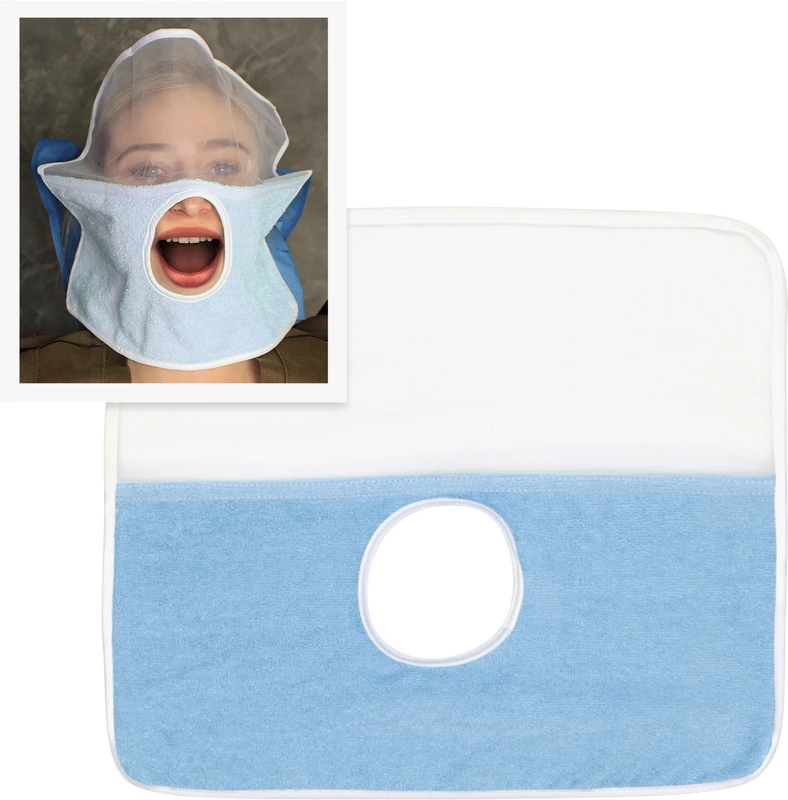 SafeDrape™ Frottee Gesichtstücher Packung 12 Stück blau
