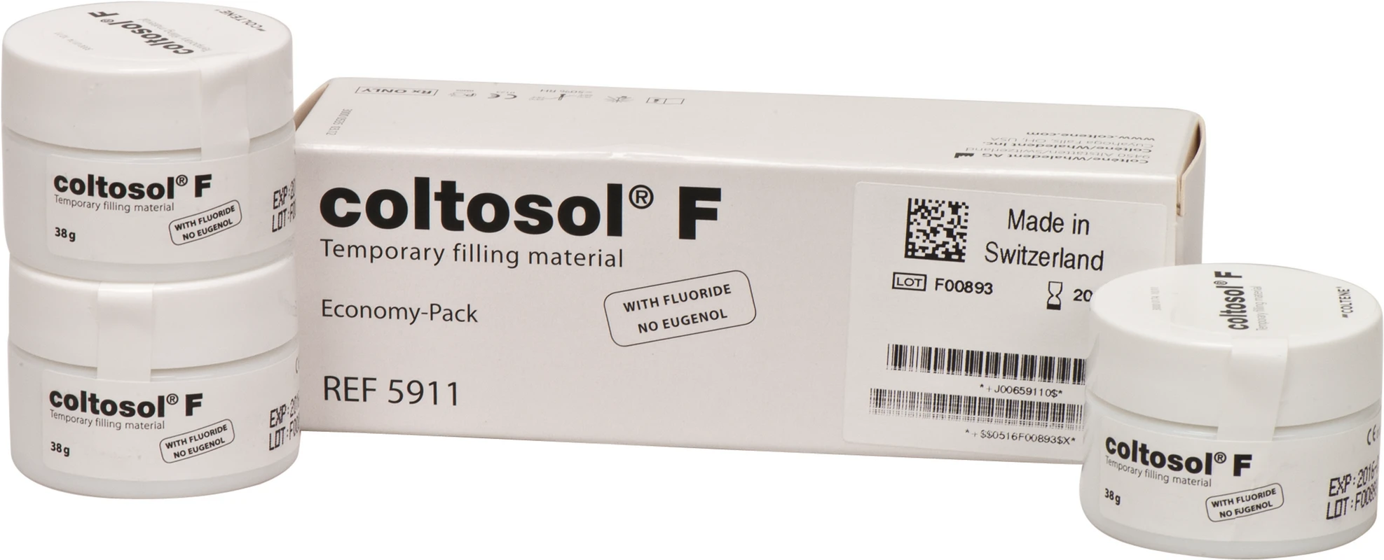 Coltosol® F Economypackung 3 x 38 g Glas Paste (114 g entspricht 48 ml)