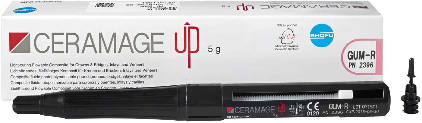 CERAMAGE UP Spritze 5 g Komposit gum R CERAMAGE UP SHOFU