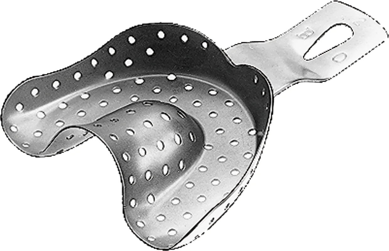 Abdrucklöffel nach Ehricke Stück OK Größe BO/0, perforiert Abdrucklöffel nach Ehricke Carl Martin