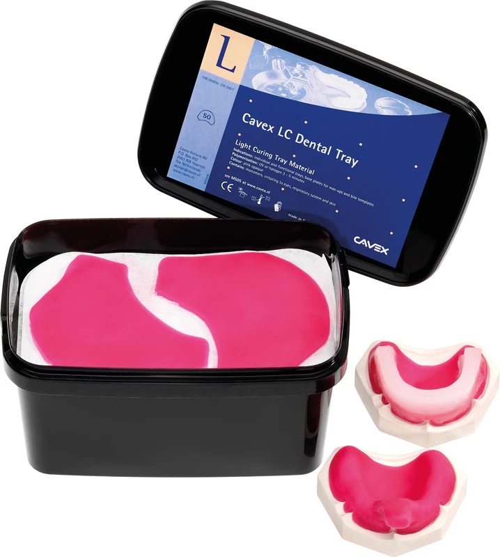 Cavex LC Dental Tray Packung 50 Stück, rosa