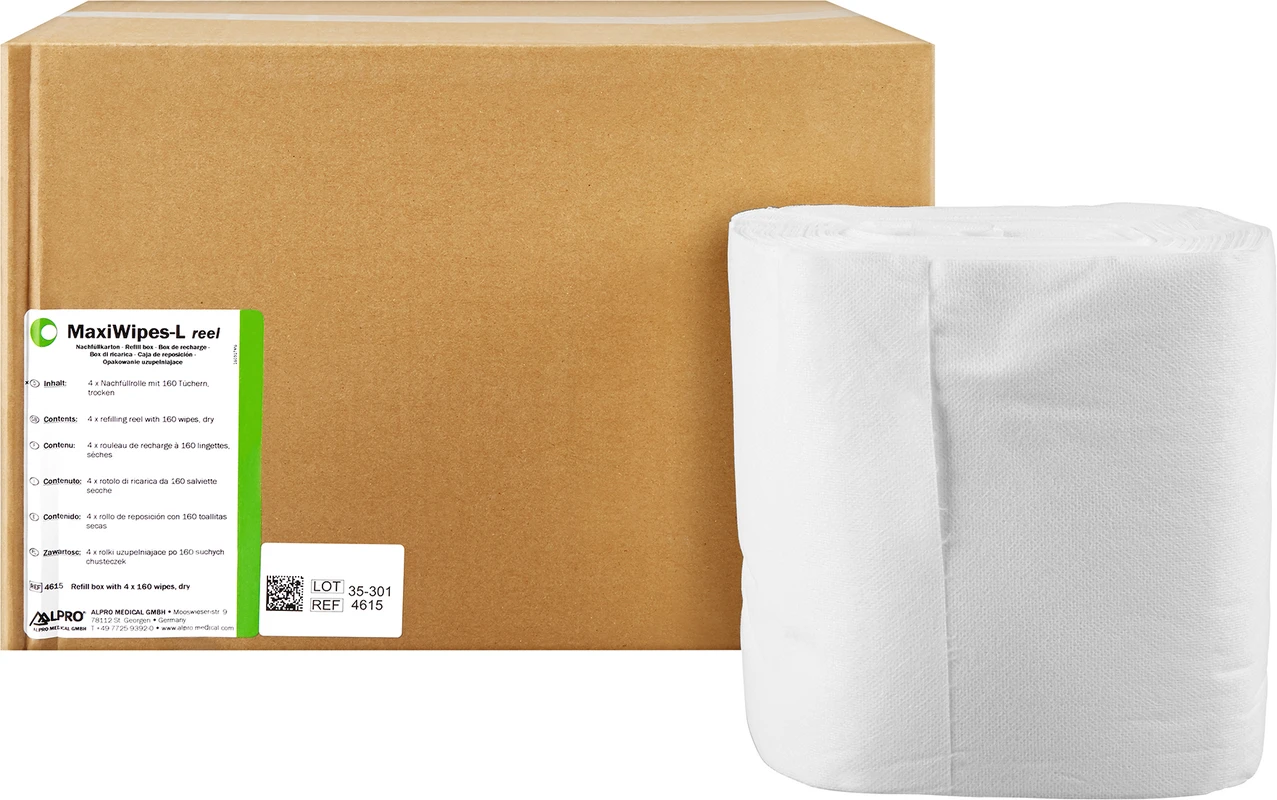MaxiWipes-L reel ALPRO MEDICAL