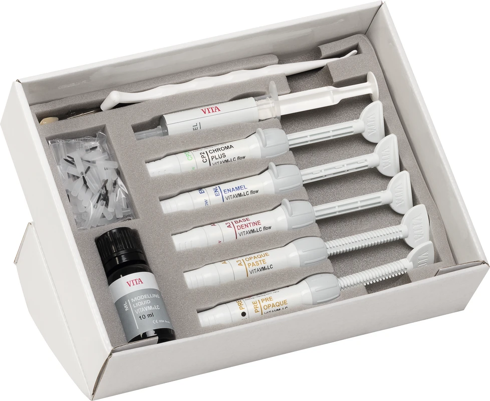 VITA VM® LC classical A1-D4® flow Test Kit A3 Einfarben-Sortiment für die ersten Tests (DENTINE, ENAMEL & Zusatzmassen flow)