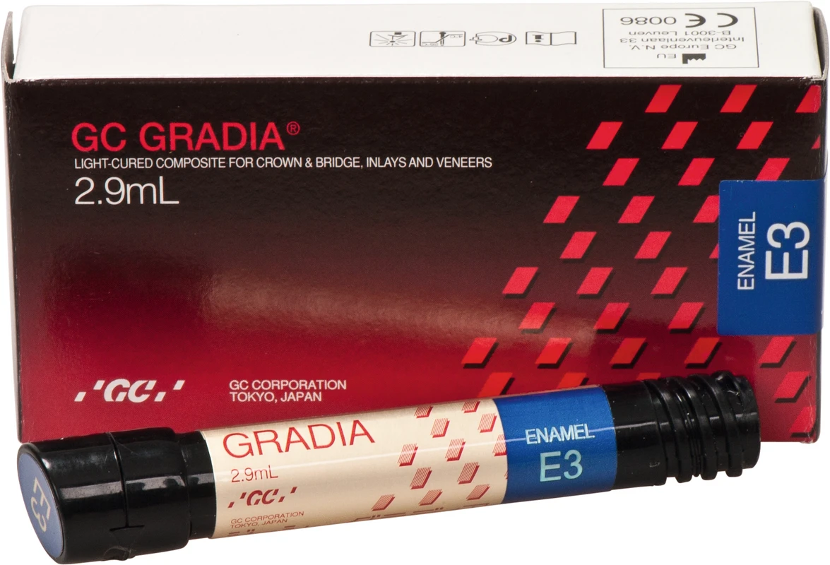 GC GRADIA® Spritze 2,9 ml Paste enamel E3