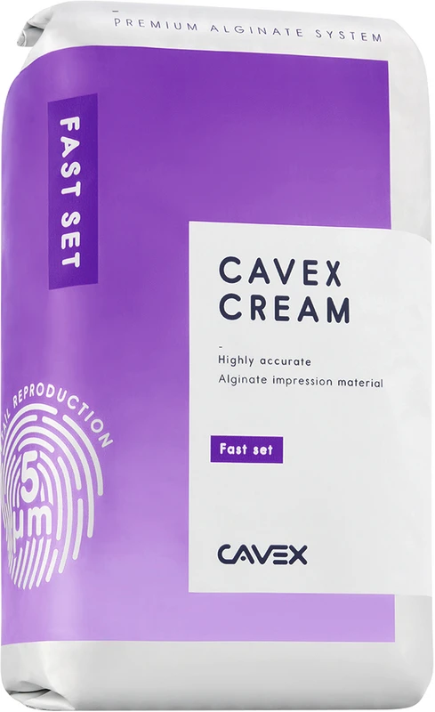 CAVEX Cream Alginate Beutel 500 g Fast Set bubble-gum, purple