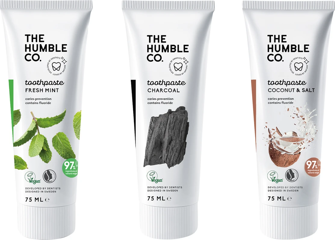 Humble Zahnpasta Erwachsene Tube 75 ml Coconut und Salt