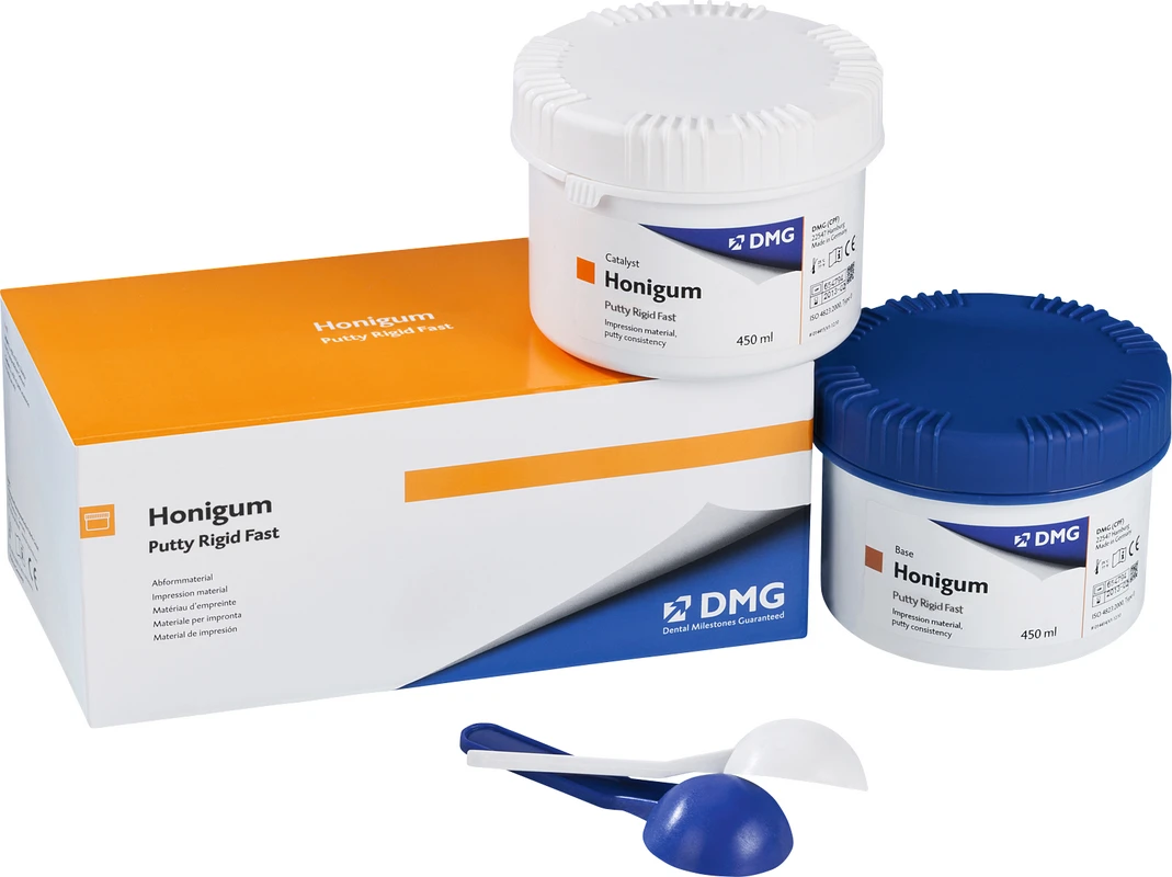 Honigum Putty Packung 450 ml Dose Base, 450 ml Katalysator, Rigid Fast