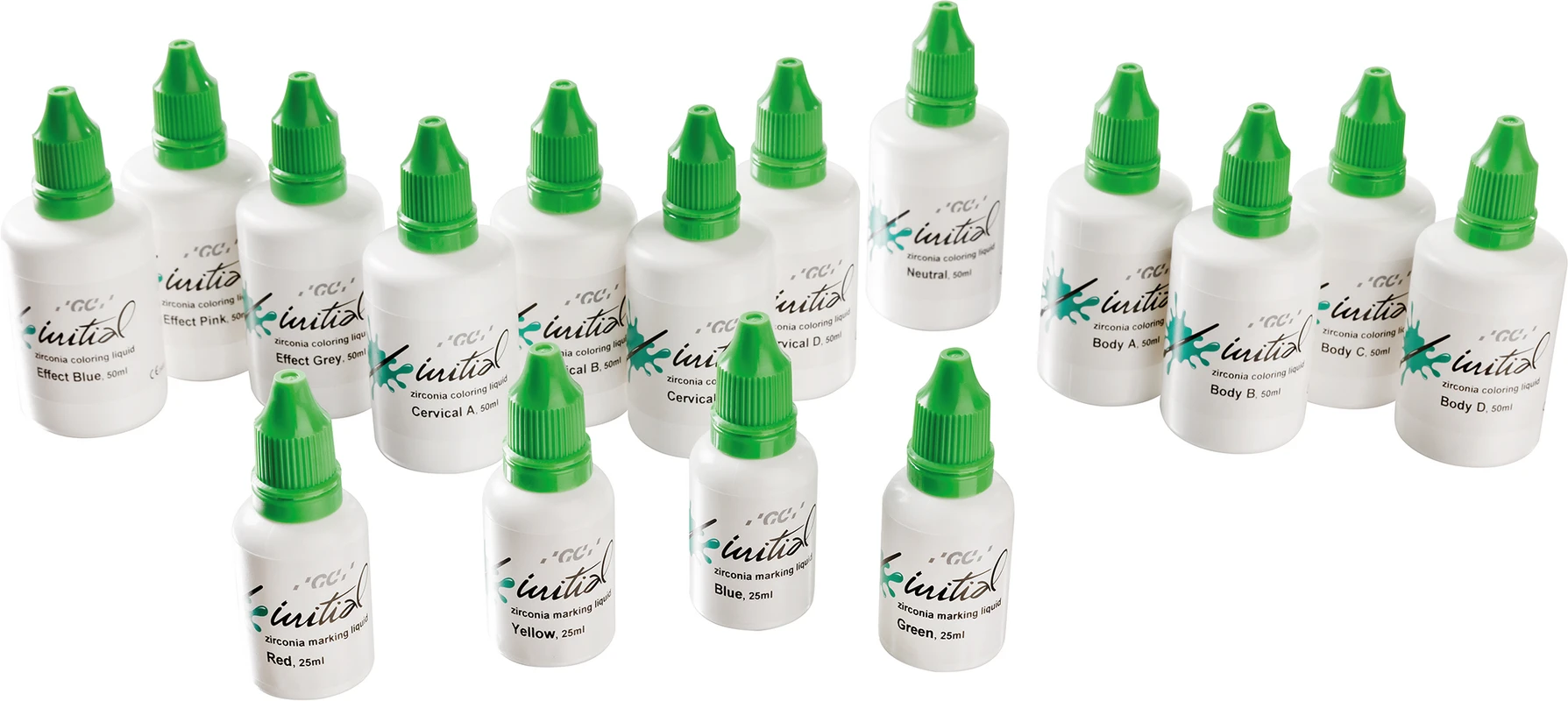 GC Initial™ Zirconia Coloring Liquid Set