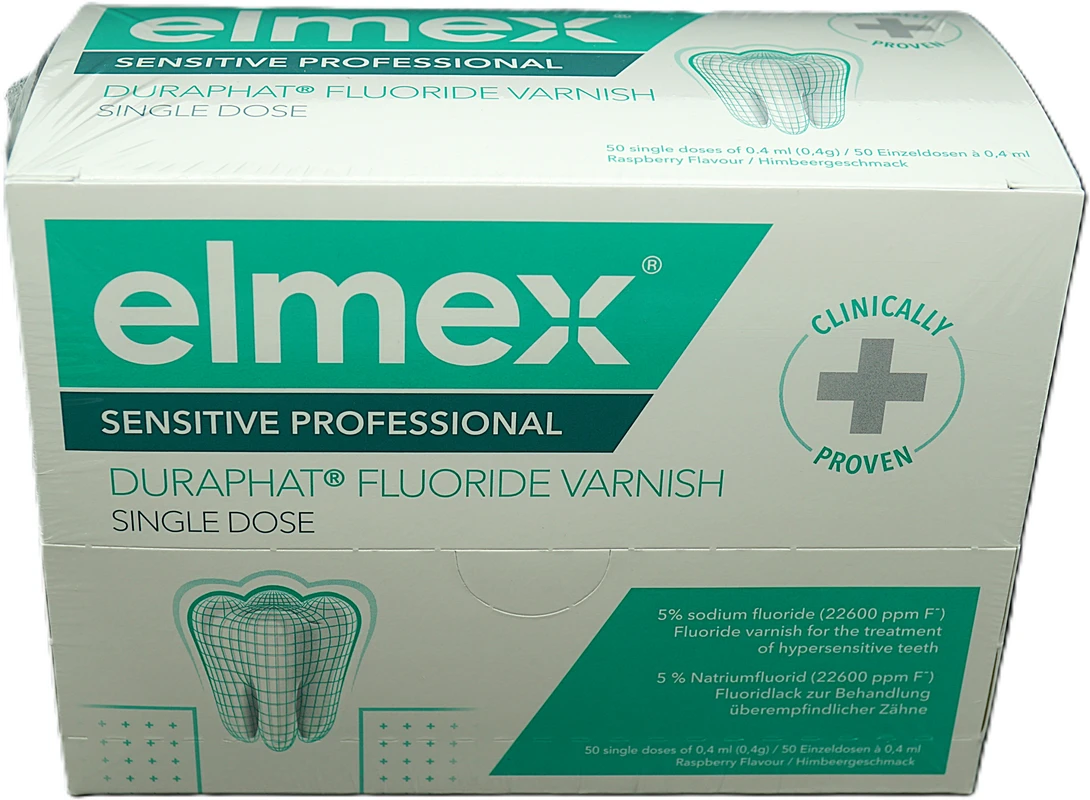 elmex® SENSITIVE PROFESSIONAL Duraphat Packung 50 x 0,4 ml Single Dose