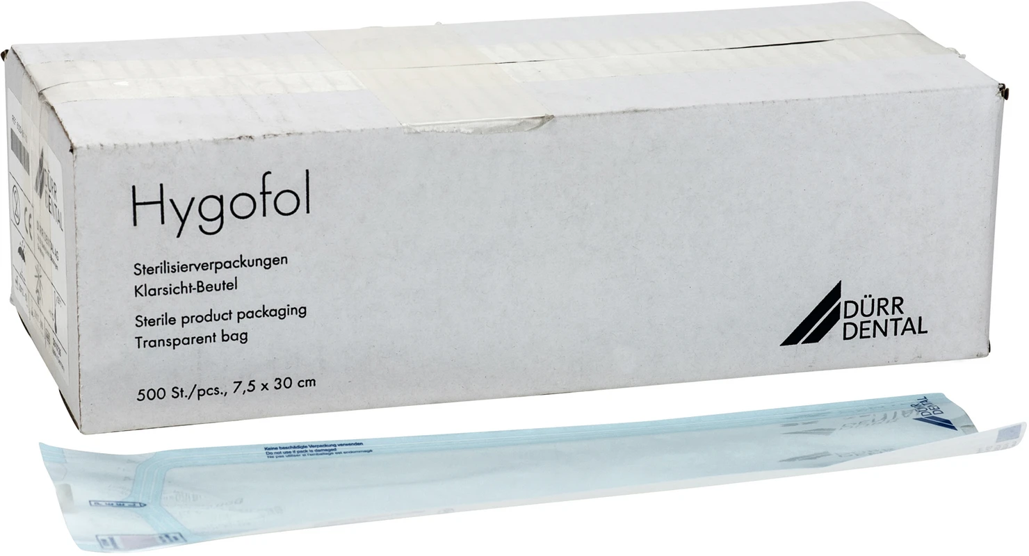 Hygofol Packung 500 Beutel 7,5 x 30 cm