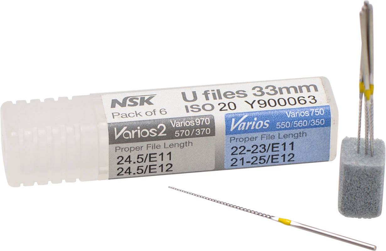 Endofeilen Packung 6 Stück 33 mm, ISO 020, für Varios