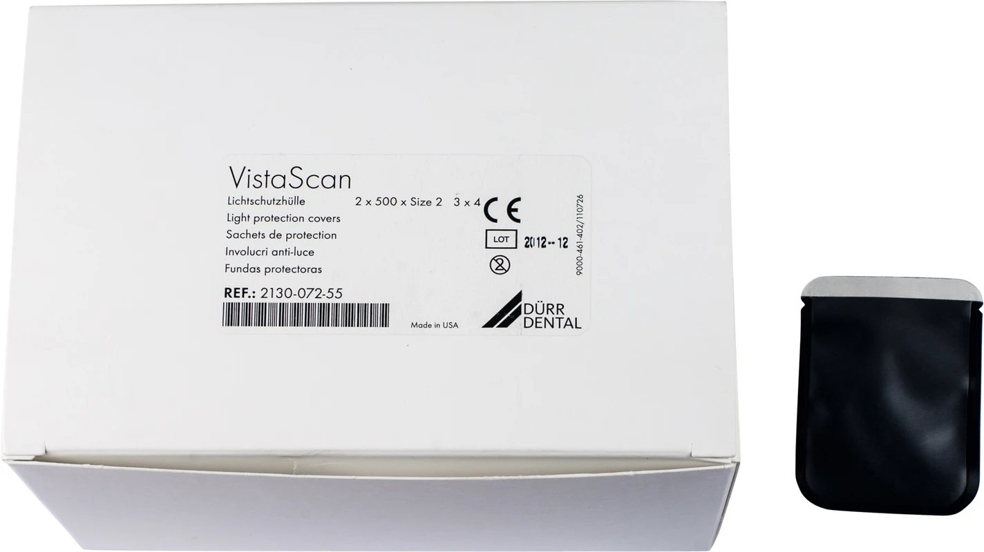 VistaScan Lichtschutzhüllen Packung 1.000 Stück Size 2 (3 x 4 cm)